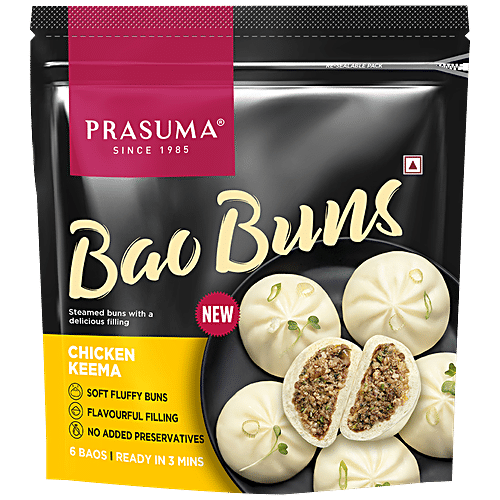 PRASUMA BAO BUNS CHICKEN KEEMA 6 BAOS