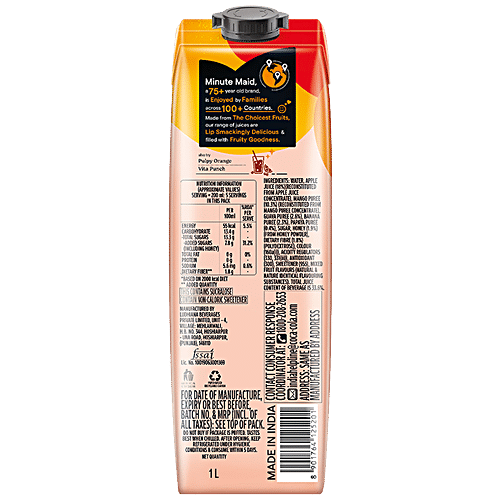 MINUTE MAID HONEY INFUSED MIXED FRUIT JUICE 1 LTR