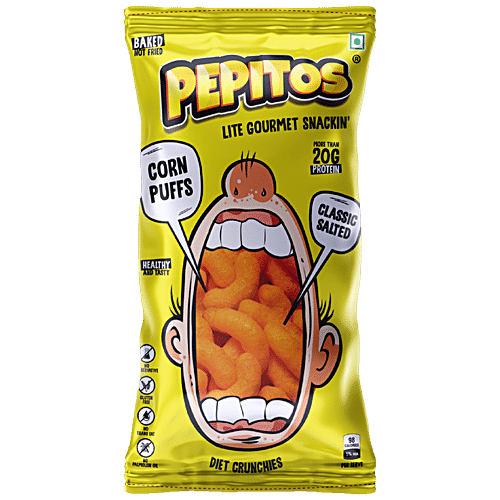PEPITOS CORN PUFFS CLASSIC SALTED 140 GM