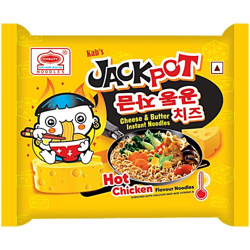 JACKPOT CHEESE & BUTTER HOT CHICKEN NOODLES 100 GM