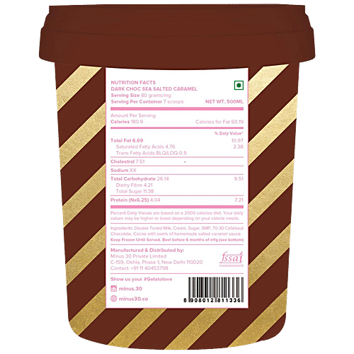 MINUS THIRTY SALTED CARAMEL ICE CRM 500ML