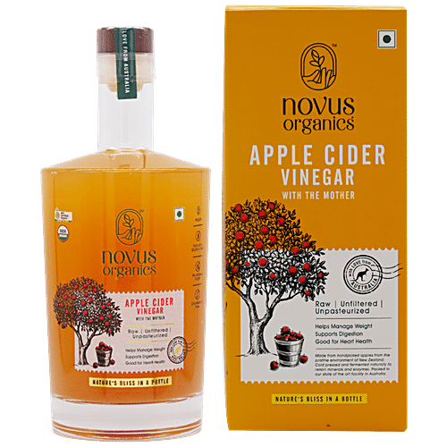 NOVUS ORGANIC APPLE CIDER VINEGAR 500 ML