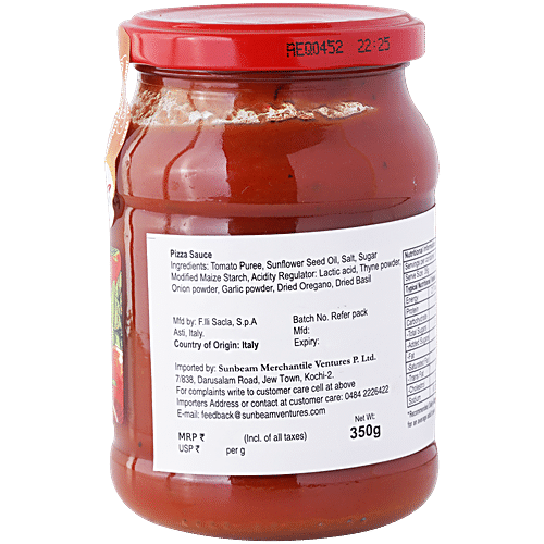 SACLA PIZZA SAUCE 350 G