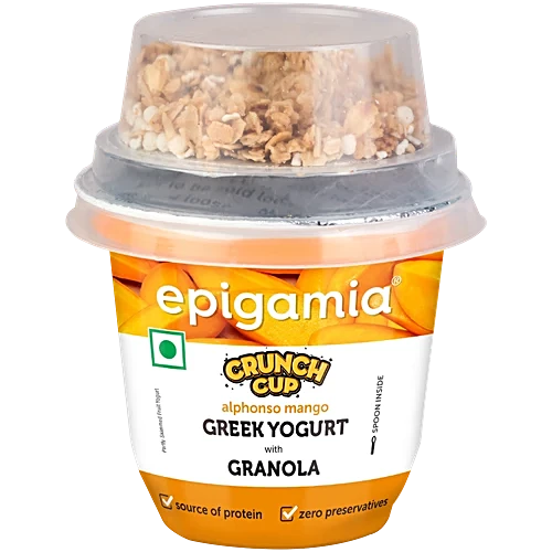 EPIGAMIA CRUNCH CUP MANGO YOGHURT 115 GM
