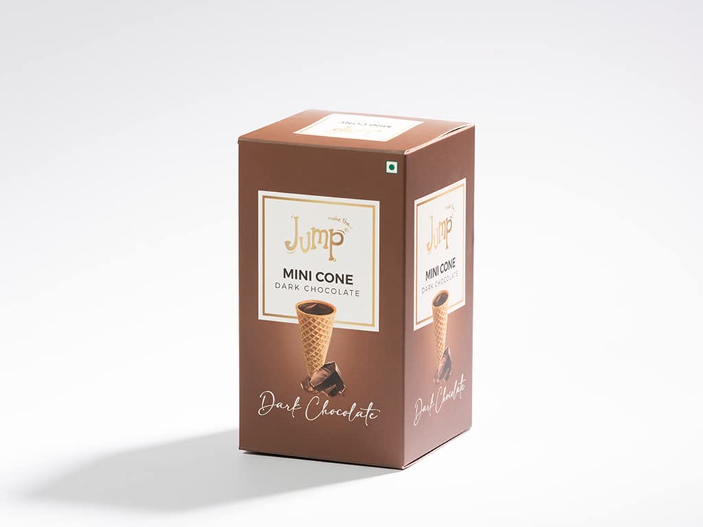 MAKE THE JUMP MINI CONE DARK CHOCOLATE