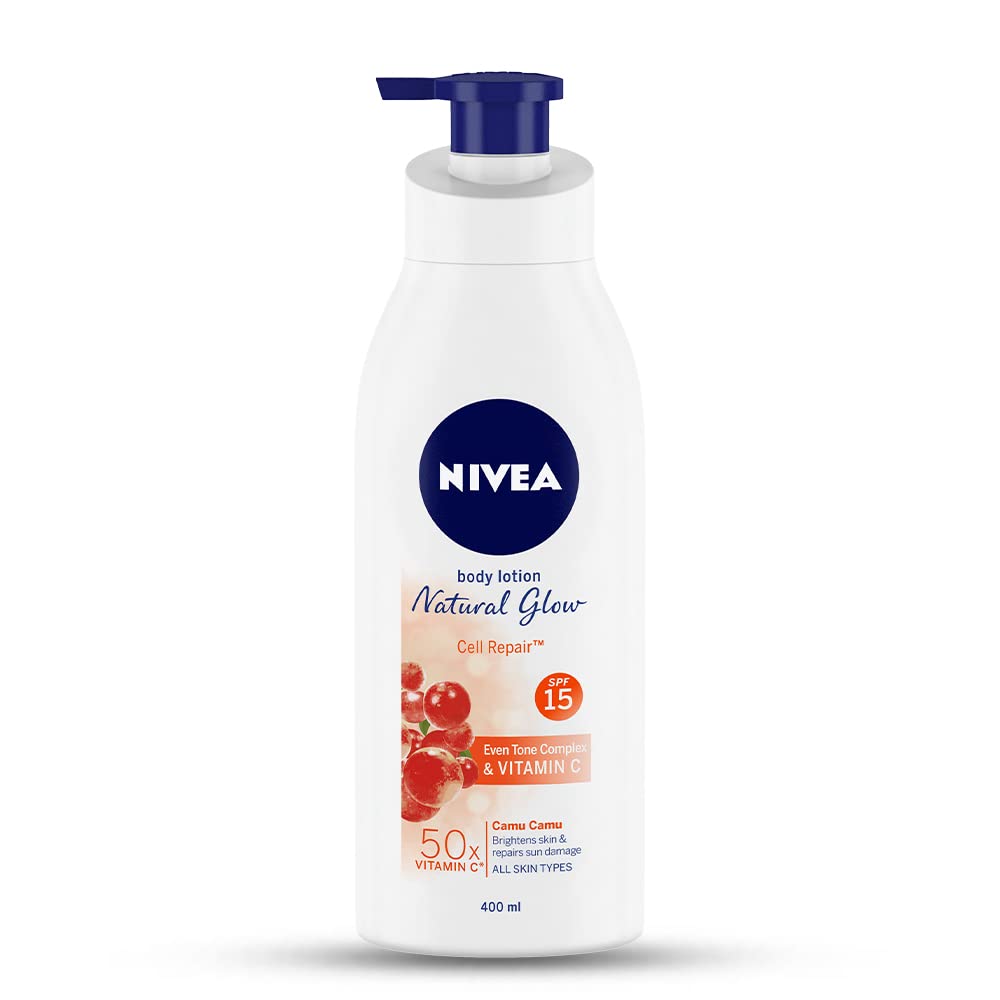 NIVIEA BODY LOTION EXTRA WHITENING CELL REPAIR SPF 15 400ML