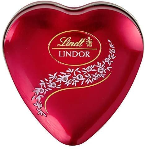 LINDT LINDOR 62.5 GM HEART TIN BOX