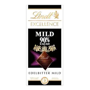LINDT EXCELLENCE 90% DARK COCOA 100G