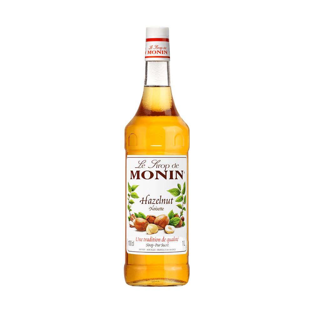 MONIN HAZELNUT NATURAL SYRUP 1 LTR