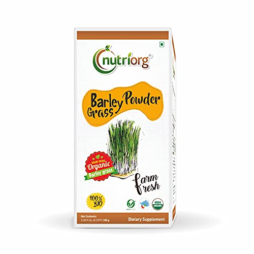 NUTRI ORG BARLEY GRASS POWDER 100 GM