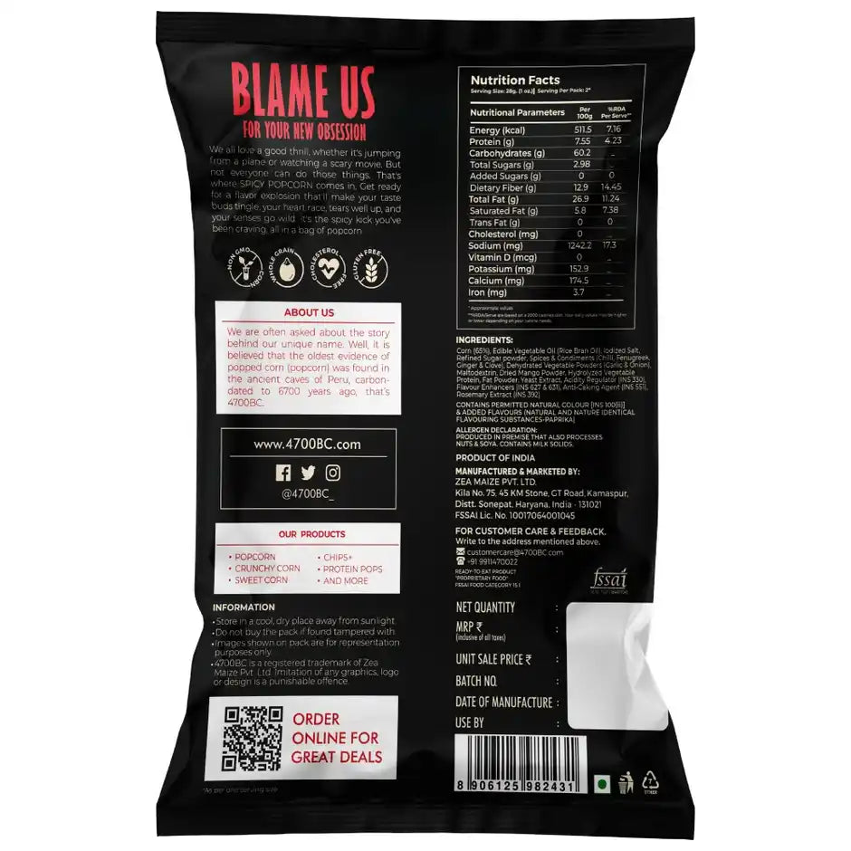 4700 BC JUMBO DEVIL POPCORN 25 GM
