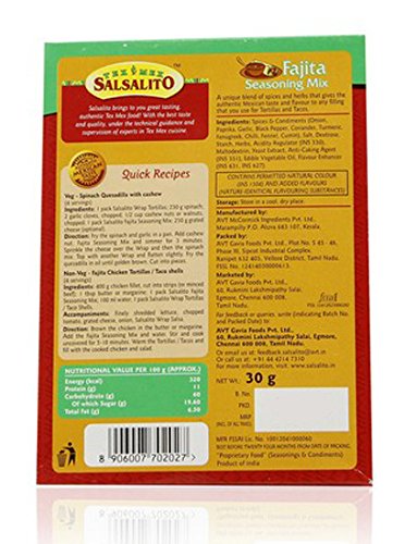 SALSALITO FAJITA SEASONING MIX