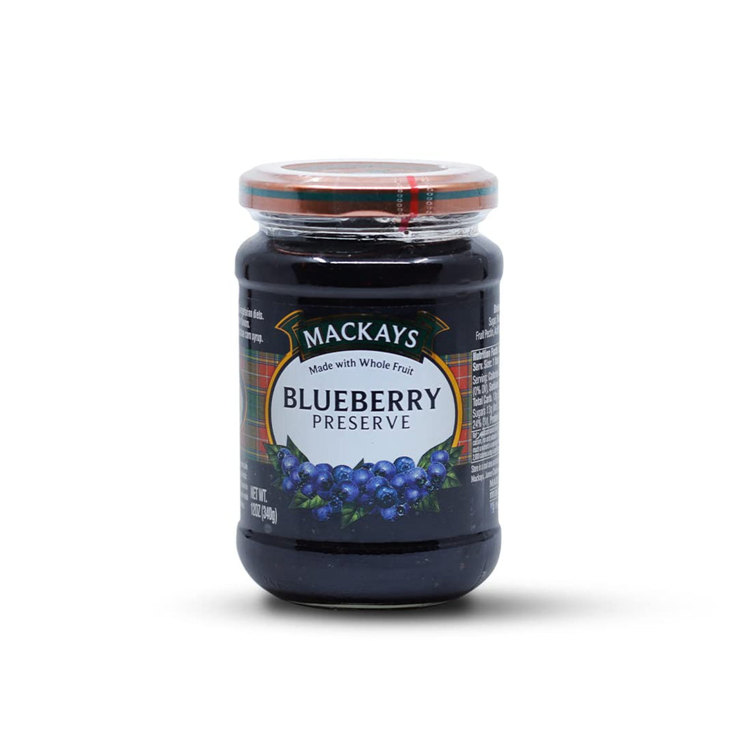 MACKAYS BLUEBERRY PRESERVE 340 GM