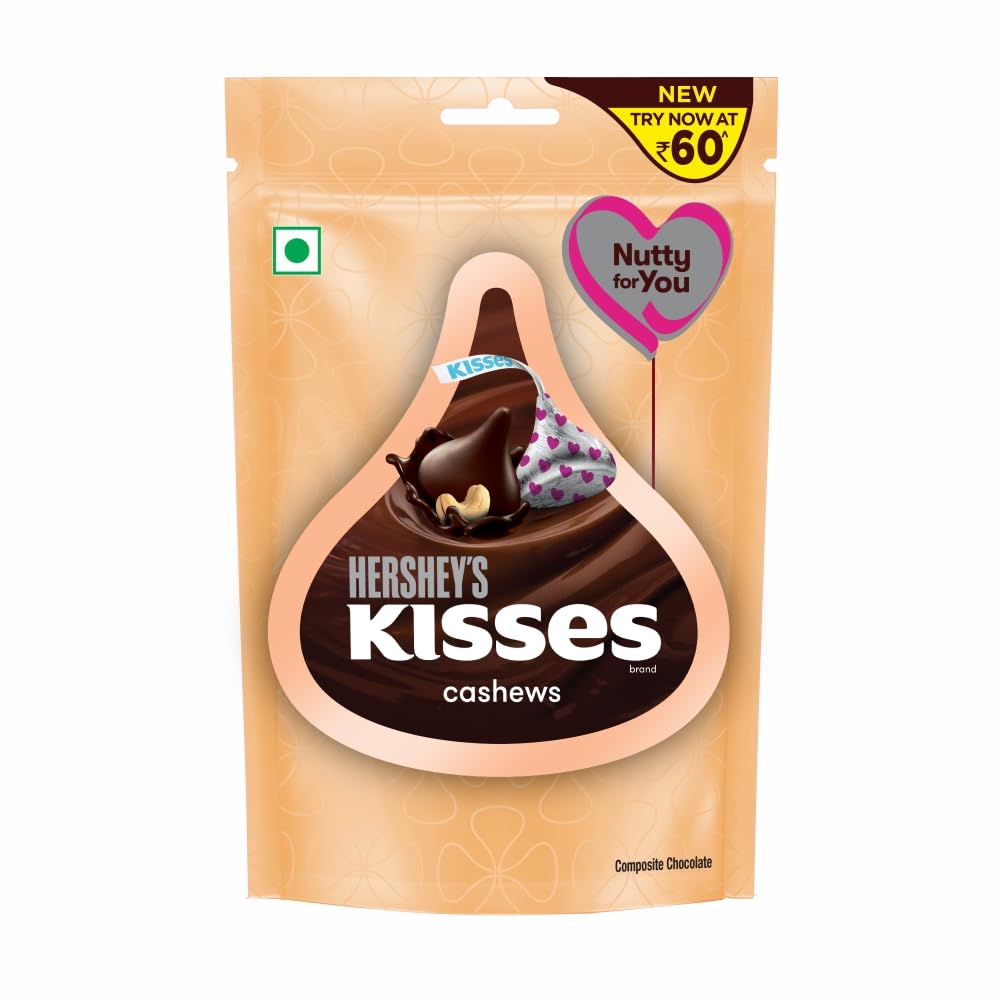 HERSHEY KISSES CASHEWS 33.6 GM