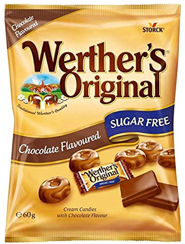 STORCK WERTHERS ORIGINAL CHOCLATE FLAVOUR CANDY S/F 60 GM