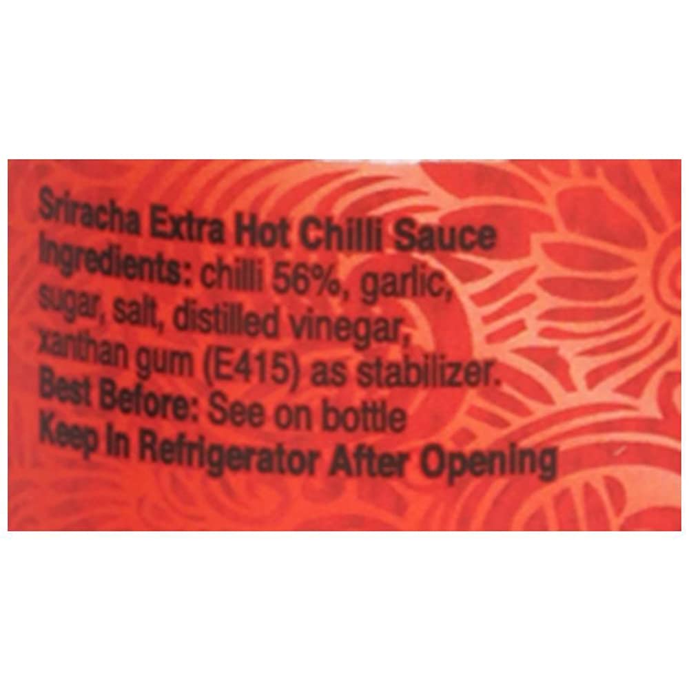 REAL THAI SRIRACHA SUPER EX CHILLI SAUCE 250ML