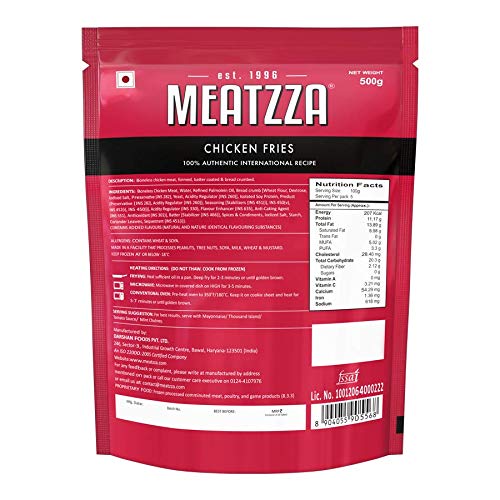 MEATZZA CHICKEN FRIES 500 GM