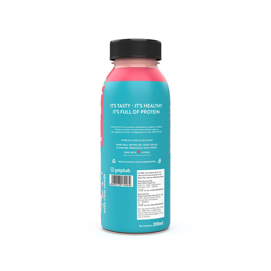 PHAB PROTEIN SHAKE STRAWBERRIES & CREAM 200 ML
