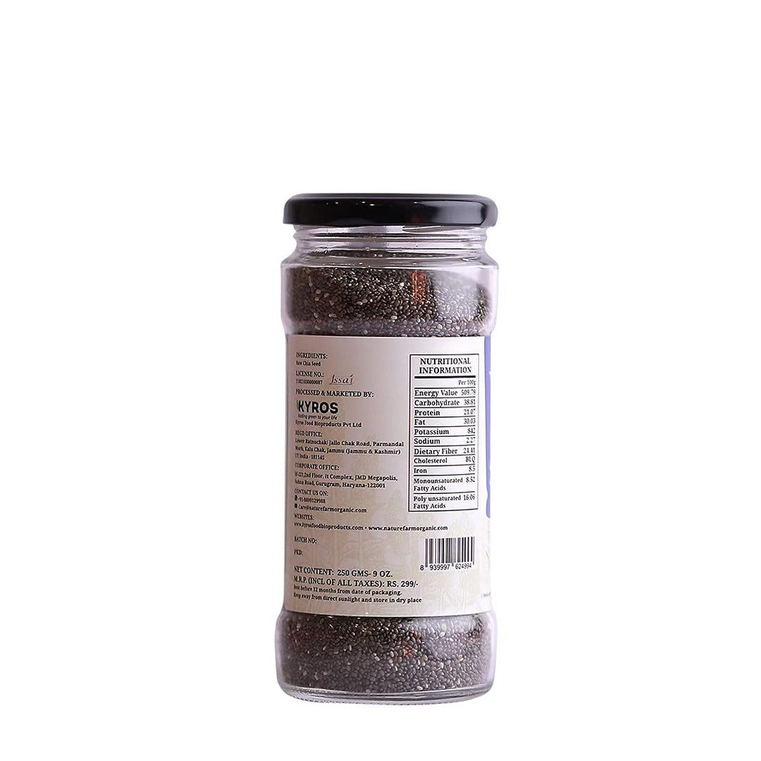 NATURE FARM ORGANIC RAW CHIA SEEDS 250 GM