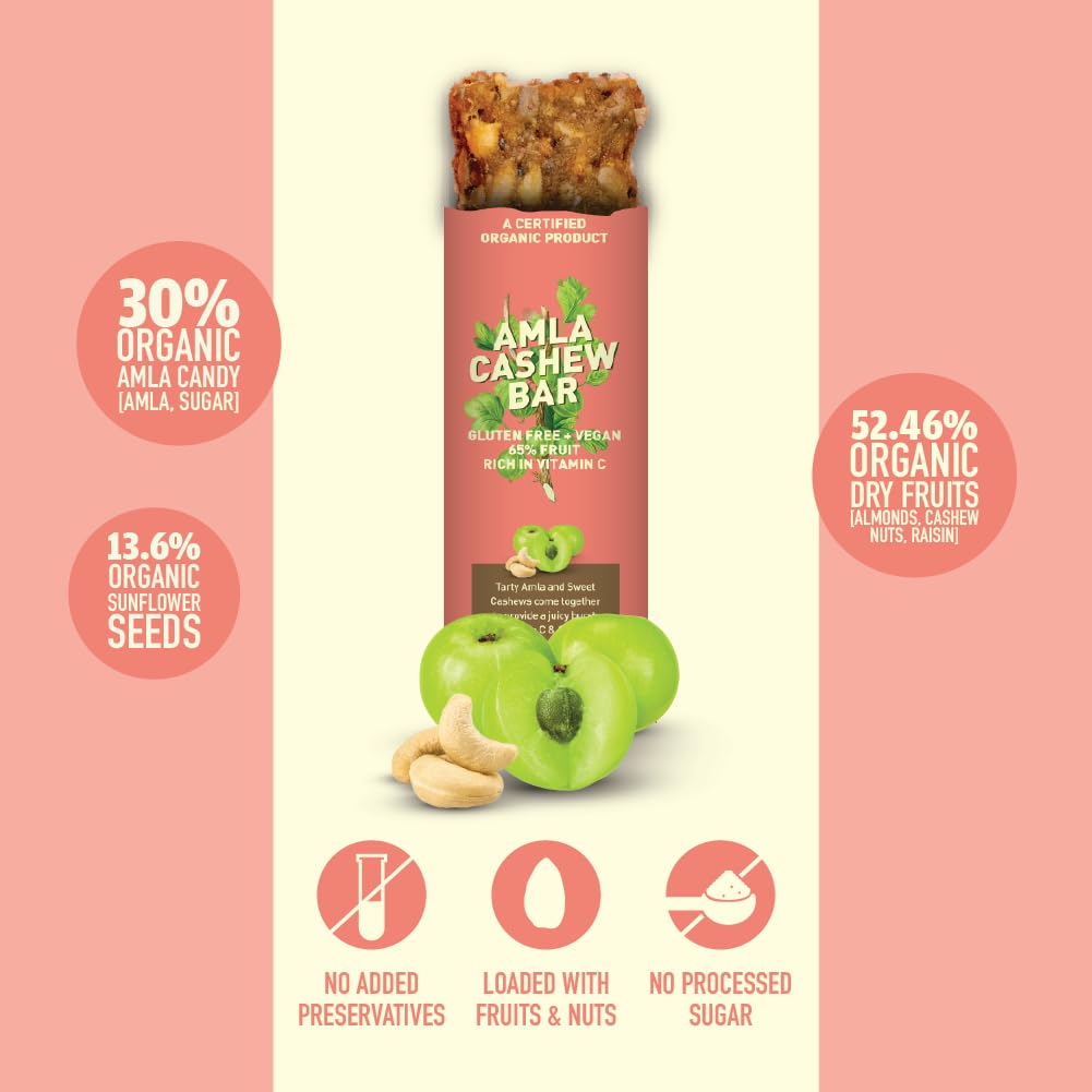 NOURISH ORG AMLA BAR 30G