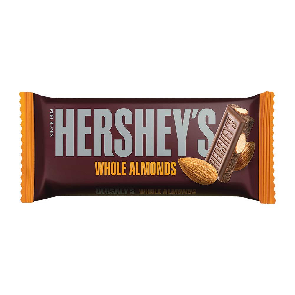 HERSHEYS WHOLE ALMONDS 40GM