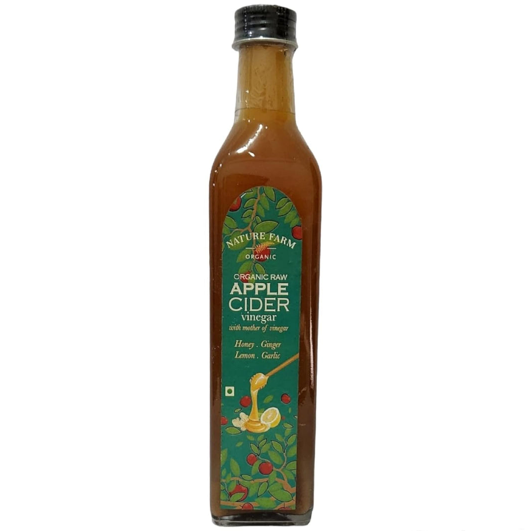 NATURE FARM ORGANIC HAND CRAFTED APPLE CIDER VINEGAR 500 ML
