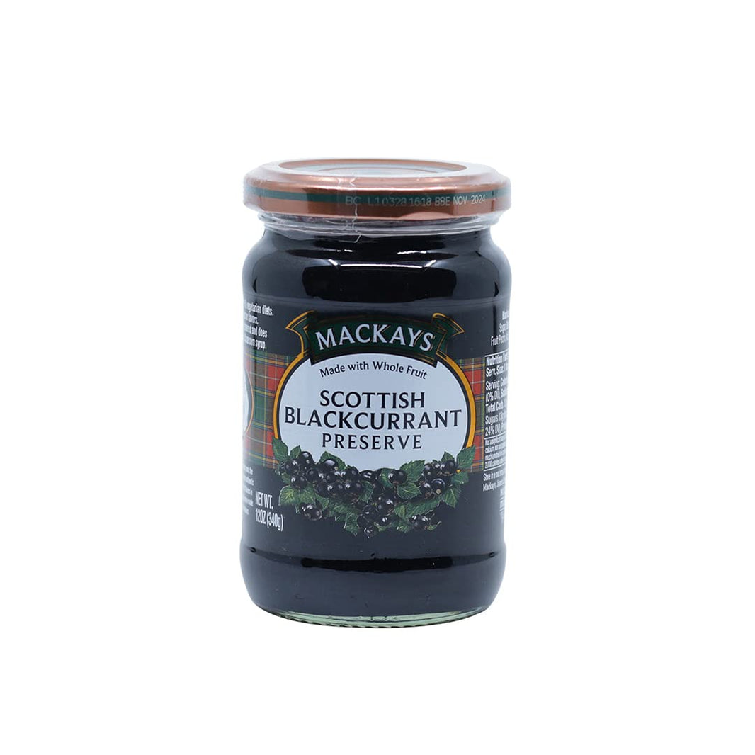 MACKAYS SCOTTISH BLACKCURRANT PRESERVE 340 GM