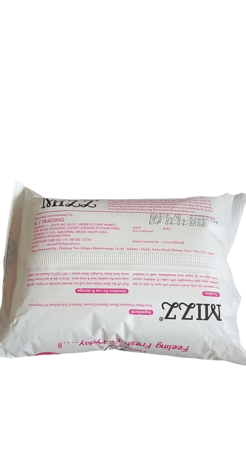 MIZZ FACIAL WIPES