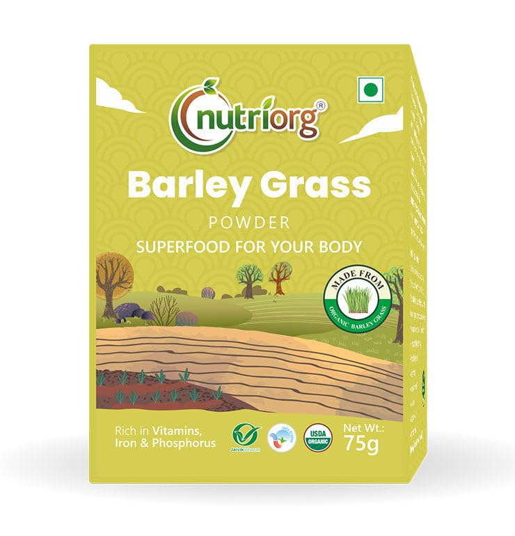 NUTRIORG BARLEY GRASS 75G