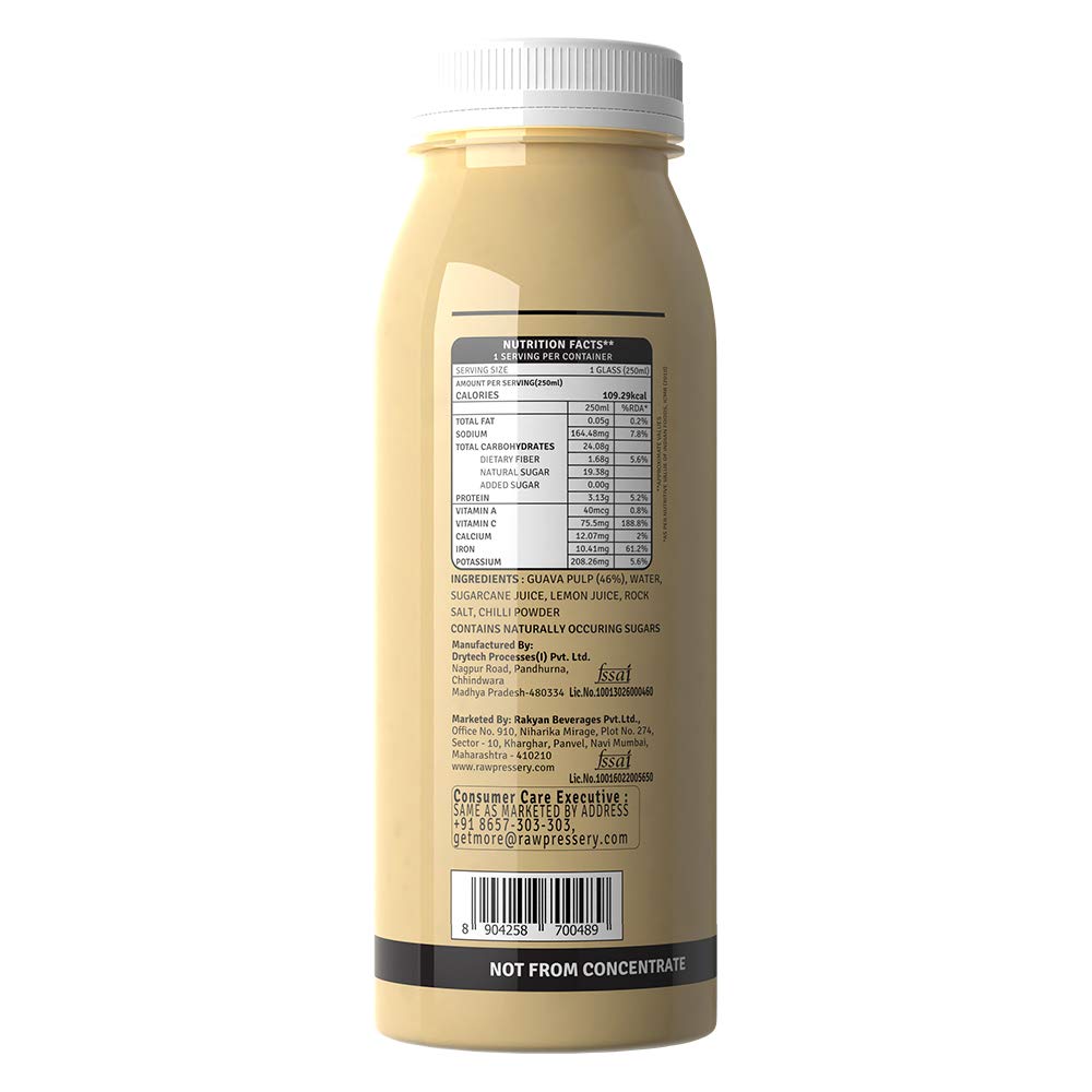 RAW PRESSERY GUAVA JUICE 250ML