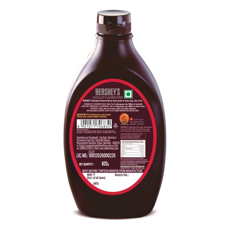 HERSHEY CHOCLATE SYRUP 623 GM