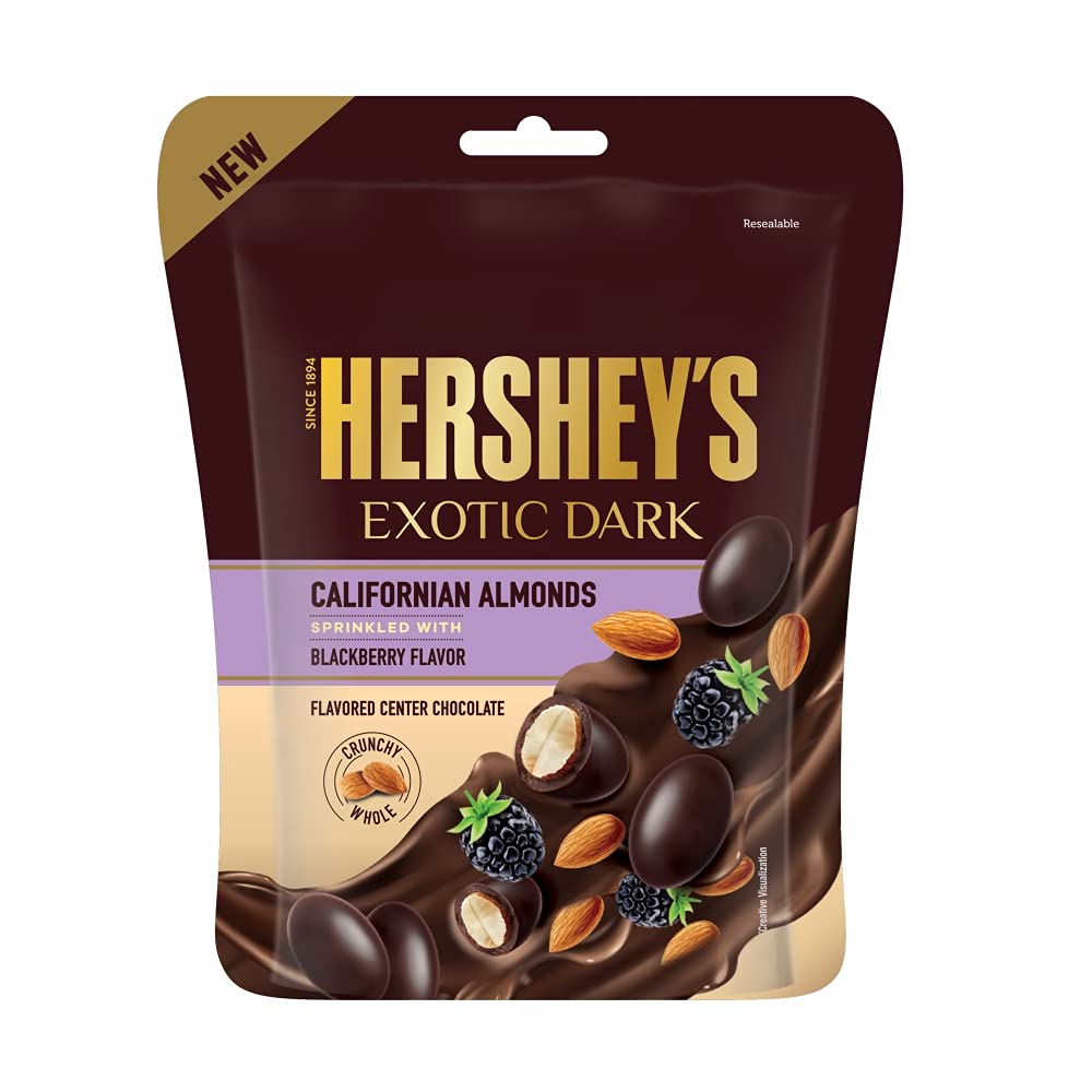 HERSHEYS EXOTIC DARK CALIFORNIAN ALMONDS 30GM