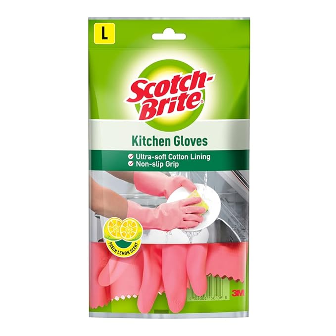 SCOTCH BRITE KITCHEL GLOVES L SIZE
