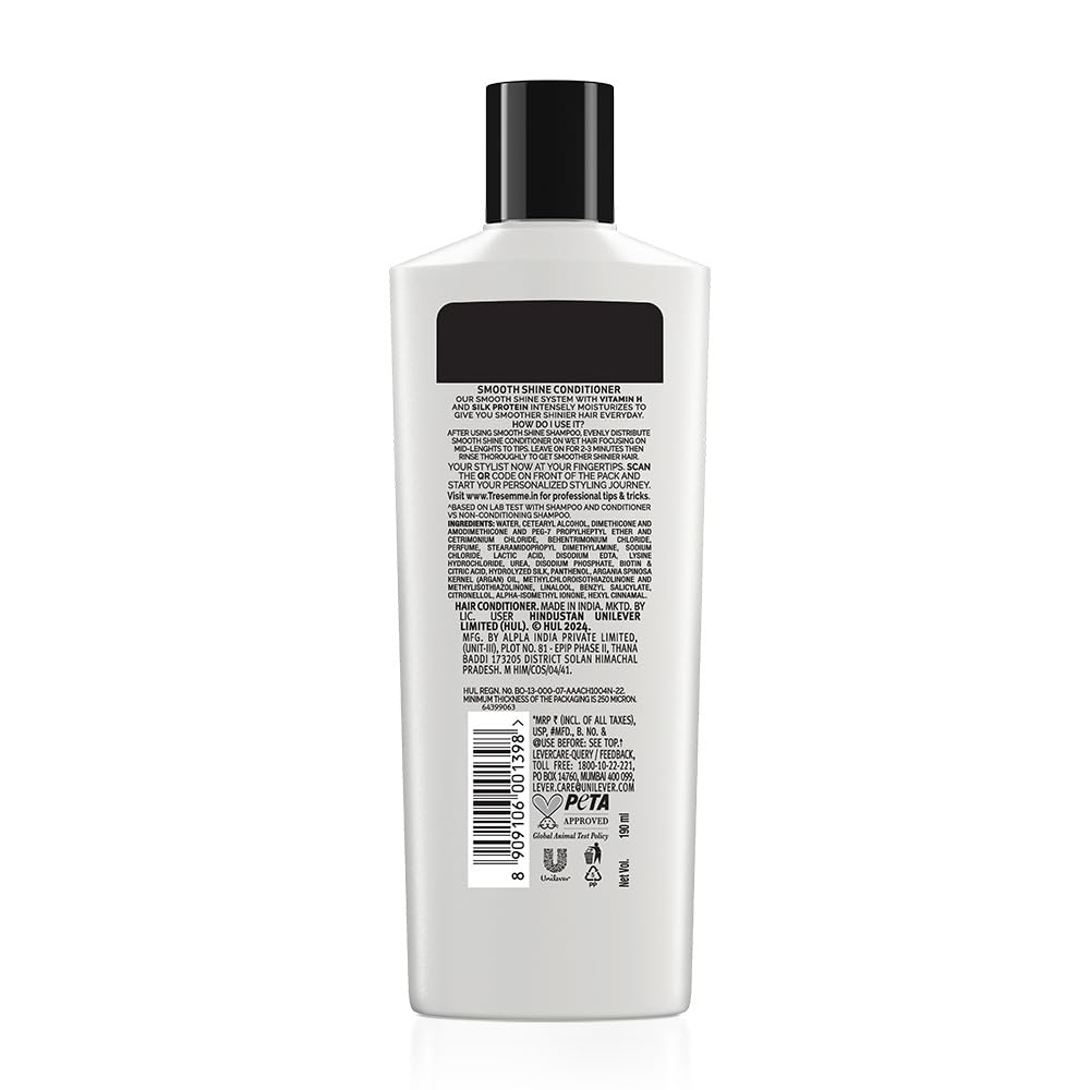 TRESEMME SMOOTH & SHINE CONDITIONER 190 ML