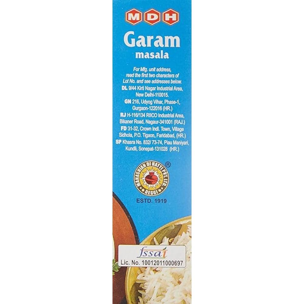 MDH GARAM MASALA 100G