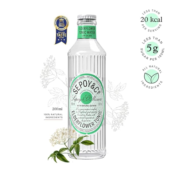 SEPOY ELDERFLOWER TONIC WATER 200ML