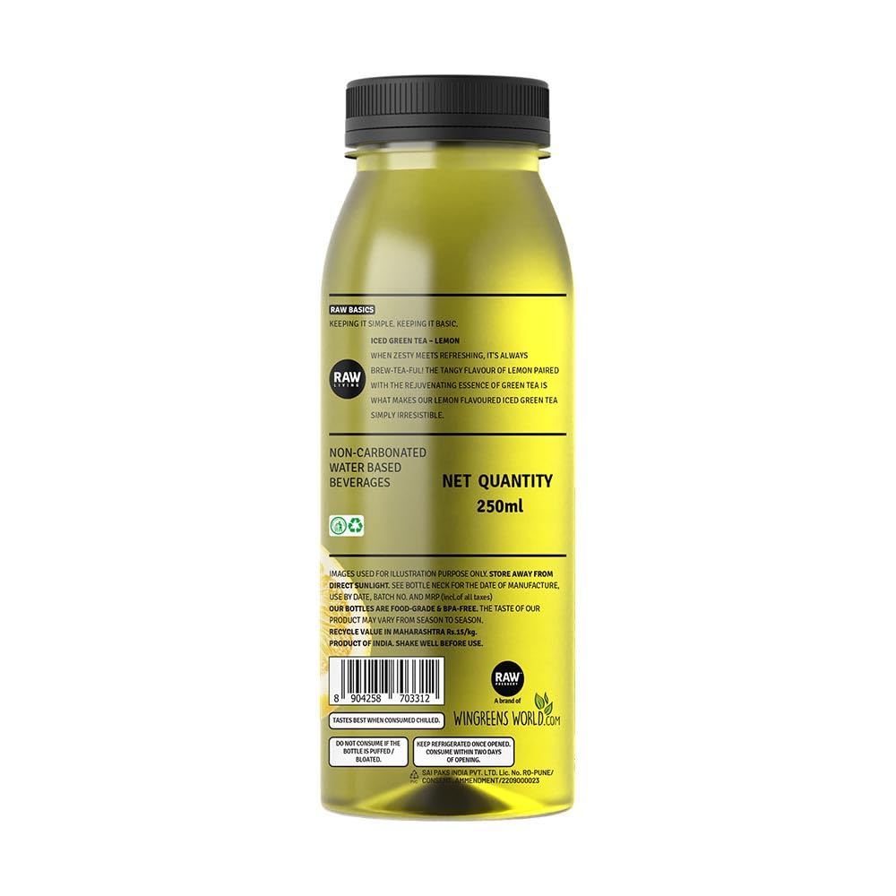 RAW GREEN ICED TEA LEMON