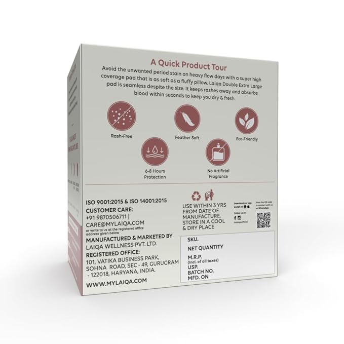 LAIQA PREMIUM SANITARY PADS XXL+ 7N
