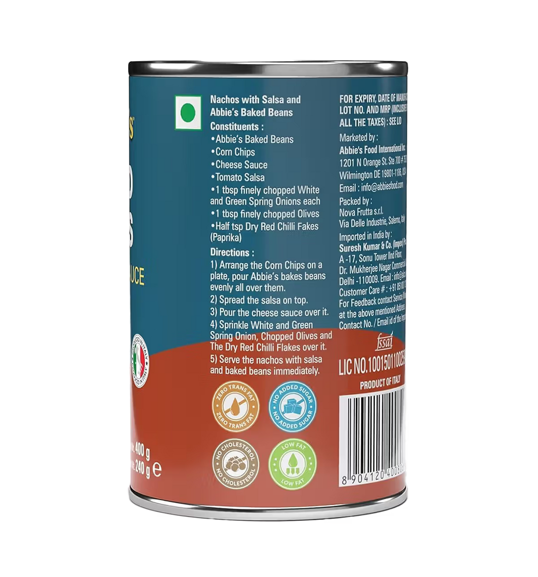 ABBIES BAKE BEAN TOMATO SAUCE 400G