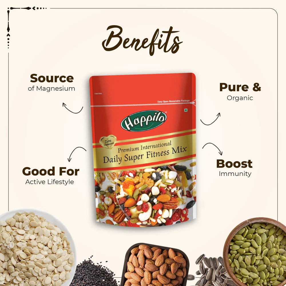 HAPPILO DAILY SUPER FITNESS MIX 160 GM