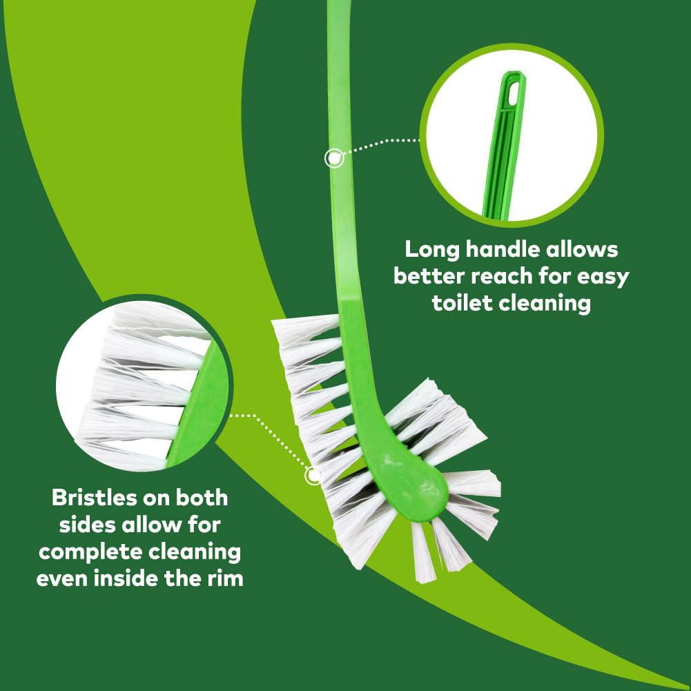 SCOTCH BRITE TOILET BRUSH DOUBLE SIDED 1N