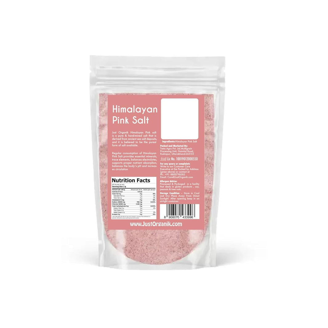 JUST ORGANIK HIMALYAN PINK SALT 1 KG