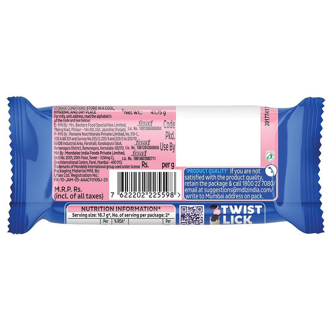 CADBURY OREO STRAWBERRY 41.25 GM