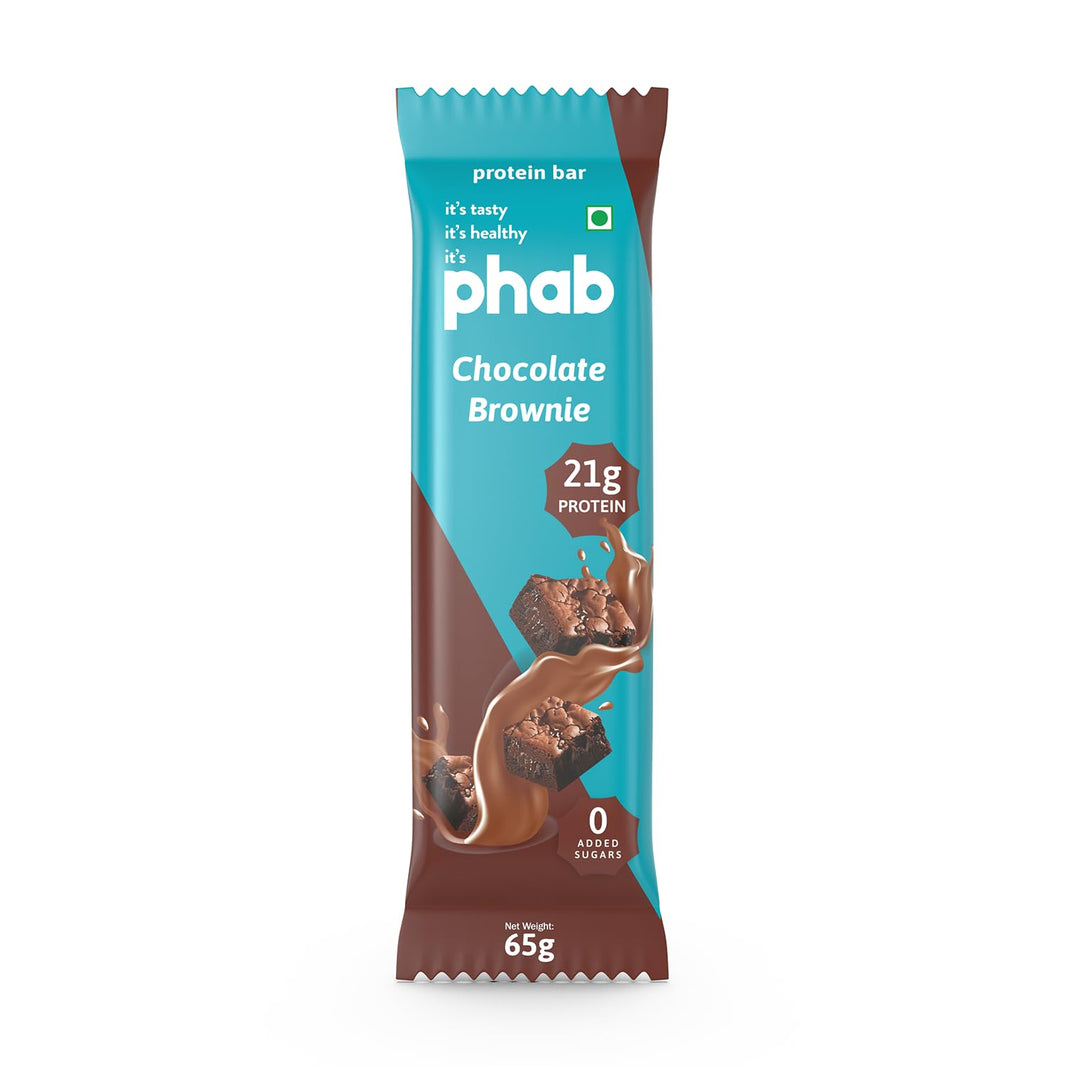 PHAB CHOCLATE BROWNIE PROTEIN BAR 65 GM