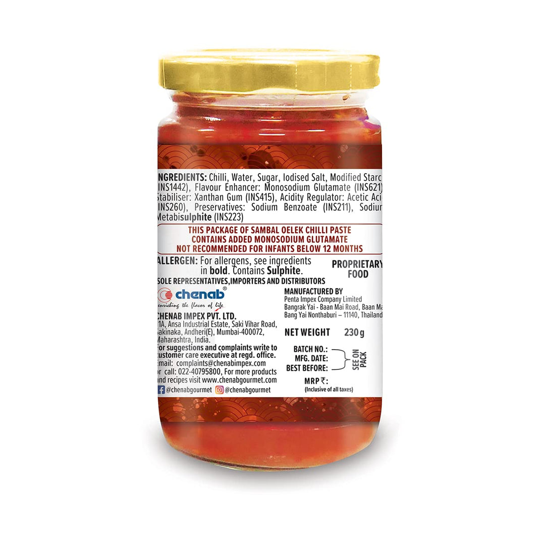 MEISHI SAMBAL OELEK CHILLI PASTE 230 GM