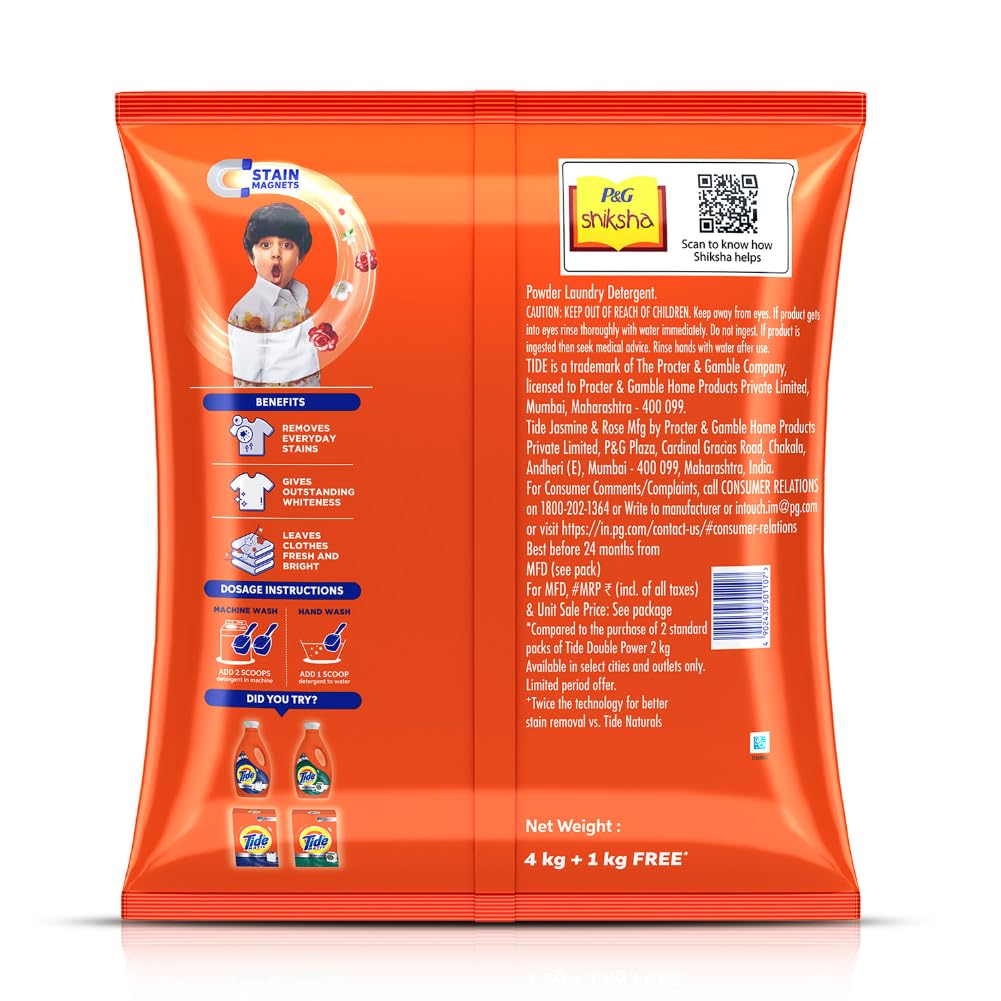 TIDE DOUBLE POWER 4+1 KG PACK