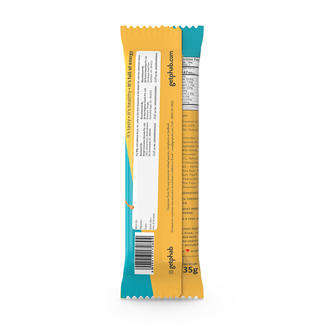 PHAB ENERGY BAR PEANUT BUTTER 35 GM