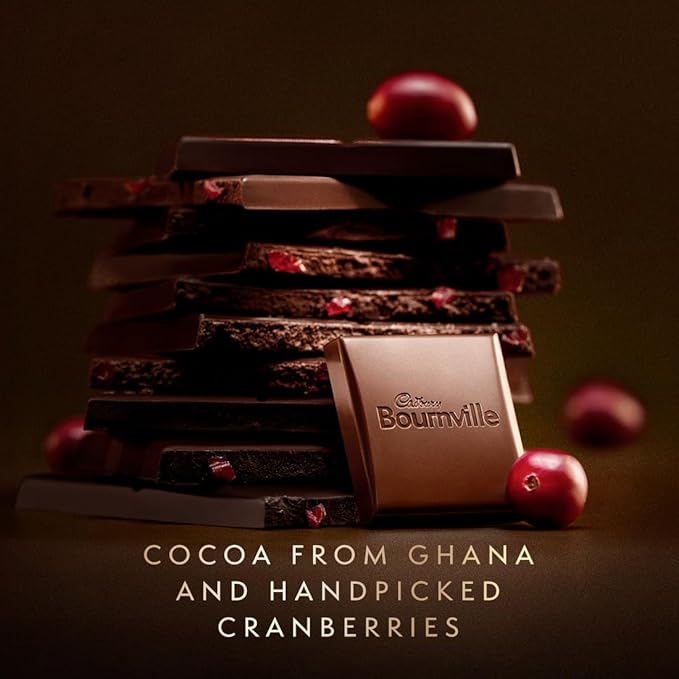 CADBURY 50% CRANBERRY BOURNVILLE 78 GM
