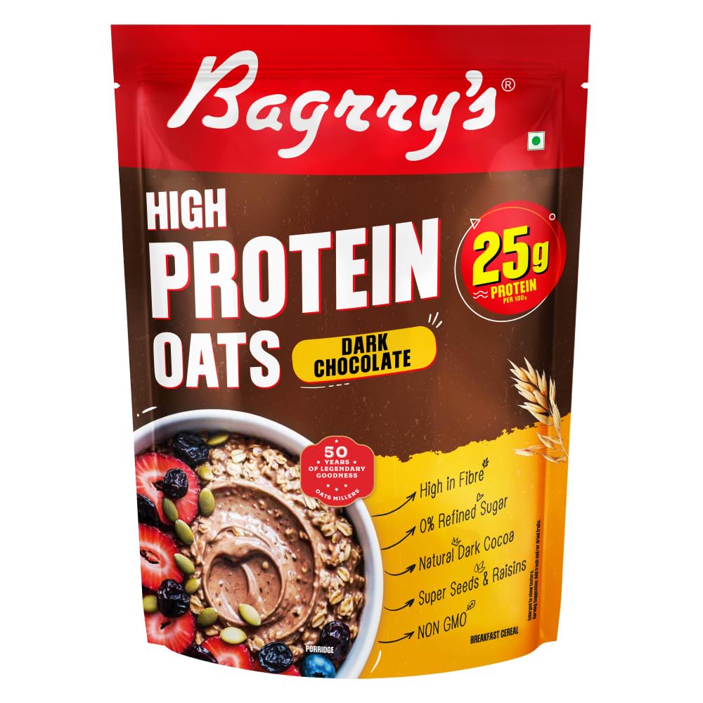 BG HIGH PROOTEIN OATS DARKCHOCOLATE 750GM