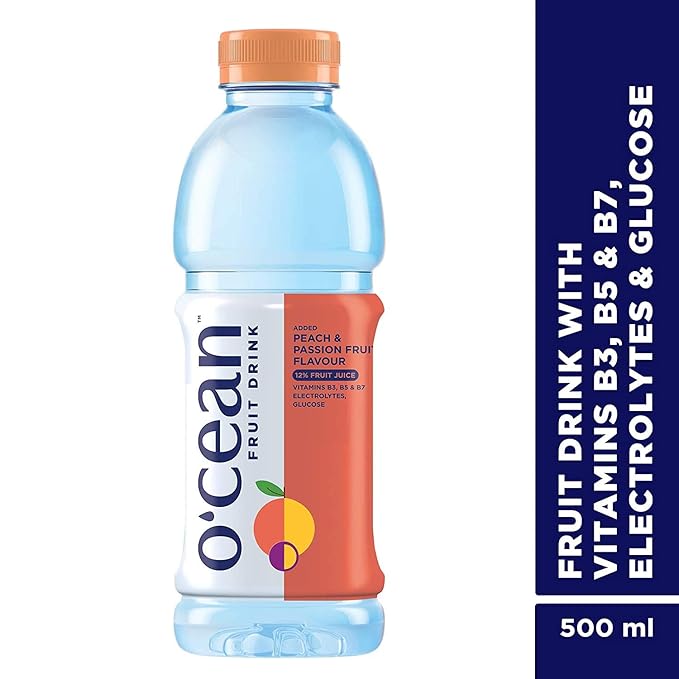 OCEAN FRT DRINK PEACH & PASSION FRUIT FLV 500ML